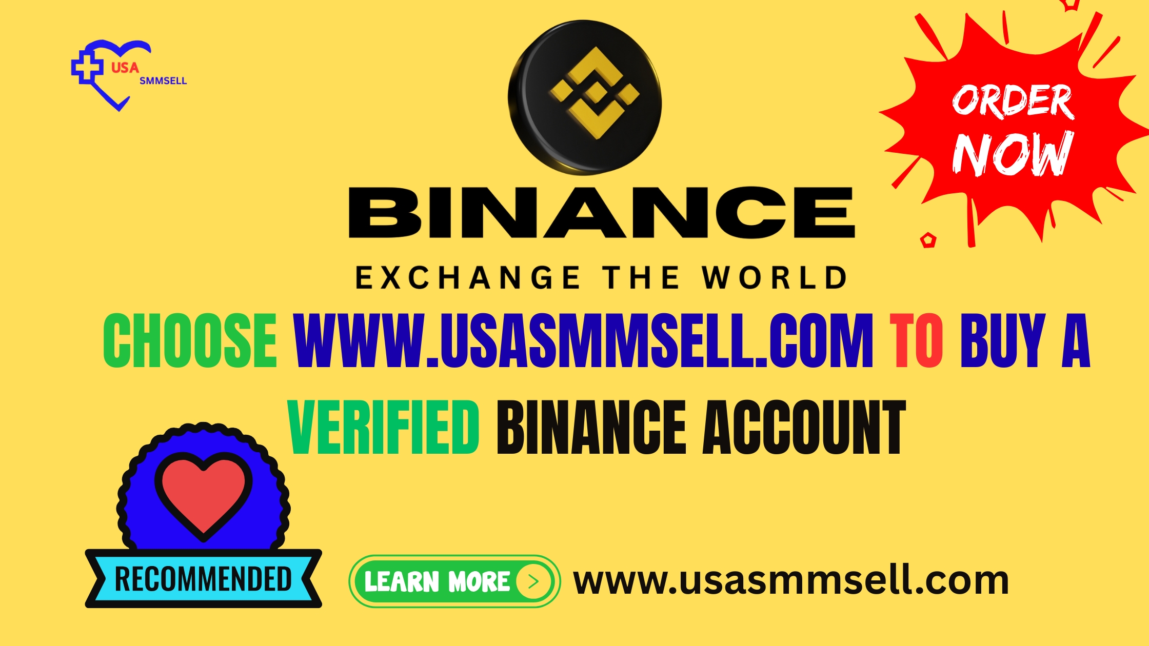 Buy Verified Binance Account www.usasmmsell.com