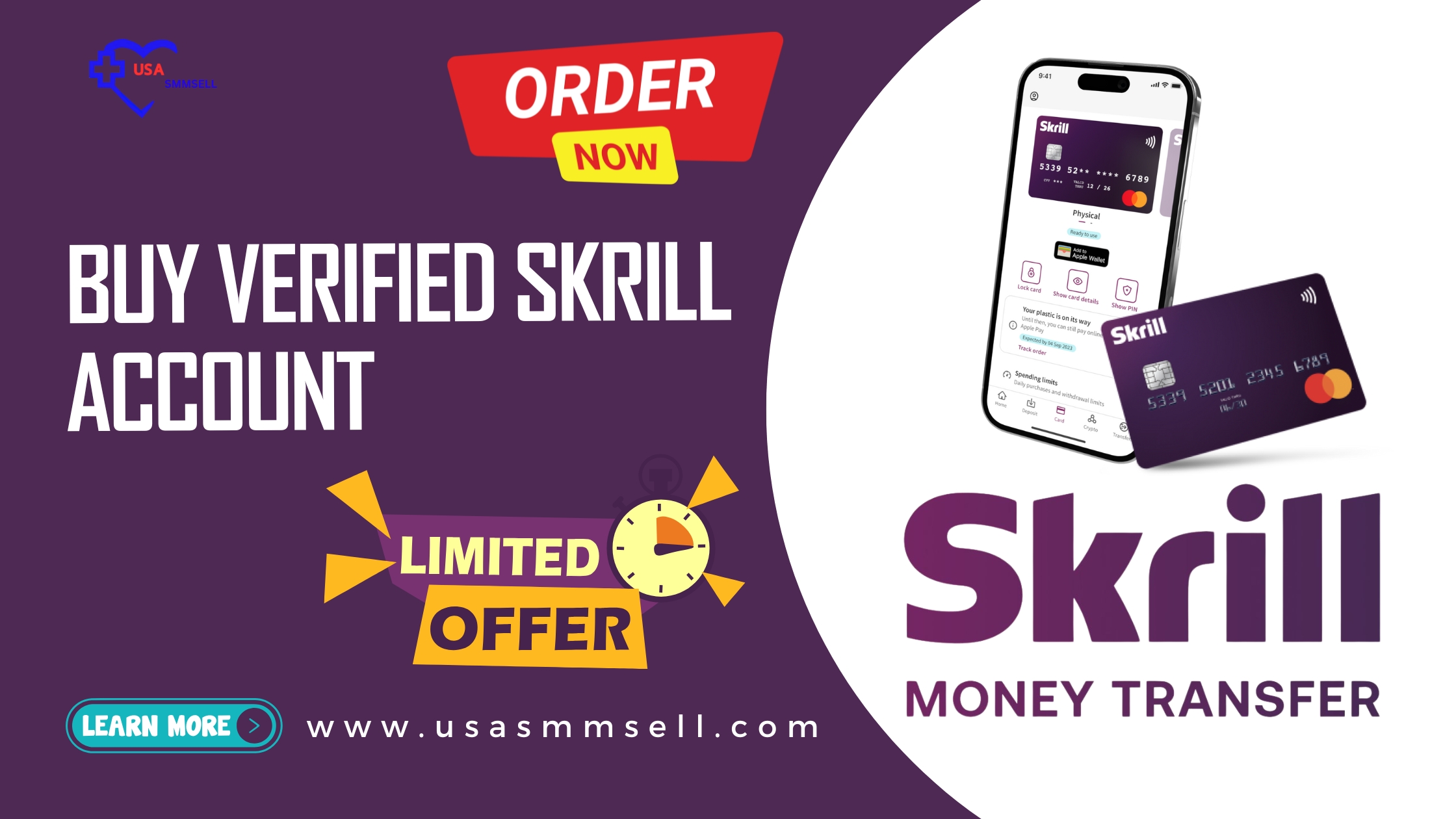 Buy Verified Skrill Account usasmmsell