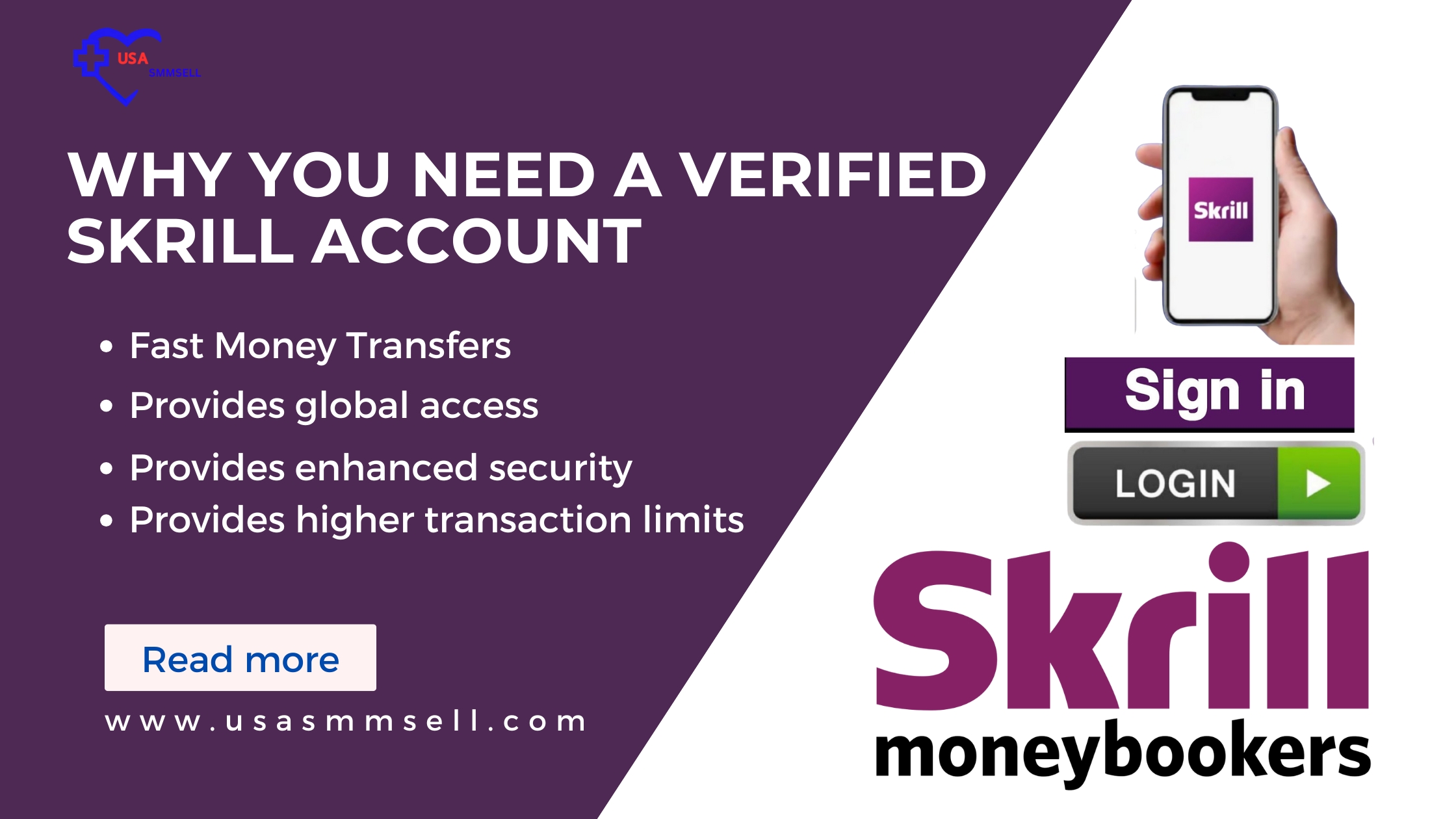 Buy Verified Skrill Account usasmmsell